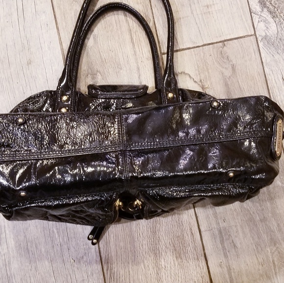 Botkier black gold patent leather handbag - Picture 4 of 7